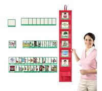 Programma visivo per bambini: mini grafico di viaggio, schede di routine quotidiana, di comportamento in classe, tabellone delle attività per bambini, strumento di apprendimento portatile | Ca