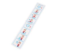 Programma Visivo per L'addestramento del Vasino, Modello Trasparente, Maggiore Indipendenza, Materiale in PVC per WC ASD, per Bambini