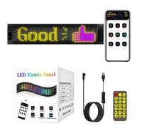 Programmable Light Board Accessory - Car Window LED Sign, Wireless APP Control Display System, Dynamic Message Panel for Shop Bar Party Festival Vehicle Marketing | Portable Visual Promotion Equipment