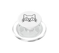 Programmatore Cat Coding Developer Nerd PopSockets PopGrip per MagSafe