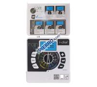 Programmatore centralina 4 6 8 stazioni giardino orto rain i-dial indor