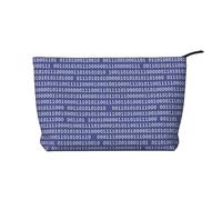 Programmatore Codice binario per computer Viola, Borsa per cosmetici in velluto a coste Borsa per il trucco Borsa da viaggio portatile
