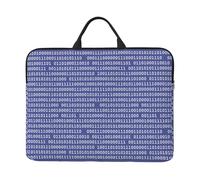 Programmatore Codice binario per computer Viola, Custodia per laptop da 14 pollici, borsa per notebook, custodia per laptop, valigetta con maniglia