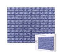 Programmatore Codice binario per computer Viola,Puzzle in legno da 500 pezzi, gioco di famiglia, puzzle per adulti e adolescenti, decorazioni per la casa