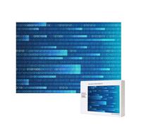 Programmatore Codice Blu,Puzzle in legno da 300 pezzi per famiglie, per adulti e adolescenti, decorazioni per la casa