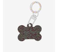 Programmatore Codice di programmazione Stampa Carino Acrilico Cani Tag Doppio Lato Osso Shap ID Tag con Portachiavi per Pet Crafts Decorazioni