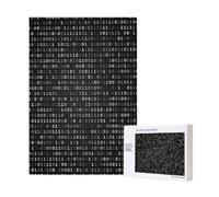 Programmatore Codice Nero Nero,Puzzle in legno da 300 pezzi per adulti e adolescenti