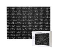 Programmatore Codice Nero Nero,Puzzle in legno da 500 pezzi, gioco di famiglia, puzzle per adulti e adolescenti, decorazioni per la casa
