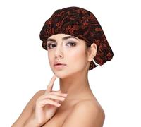 Programmatore Codice Rosso,Cuffia da notte in raso per adulti - Cuffia da notte elastica per donna, copricapelli per la notte