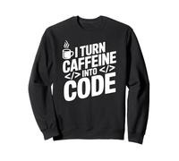 Programmatore Coffee Lover Debug Coding Sviluppatore Computer Life Felpa