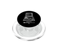 Programmatore Computer Nerd Cat Errore Divertente Pixel Coder IT PopSockets PopGrip per MagSafe