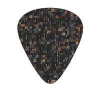 Programmatore di codice informatico,12 pezzi di plettri per chitarra, 3 plettri di diverso spessore per chitarra acustica, basso, ukulele