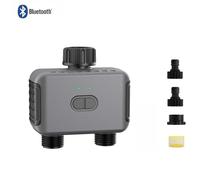 Programmatore di irrigazione. Timer Automatico for Irrigazione A Doppio Tubo, di Irrigazione for Giardino, Rubinetto, Irrigatore, Programmatore, Supporto IPX5 Timer per irrigazione