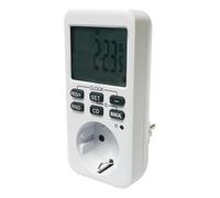 Programmatore digitale settimanale con grande display, facile programmazione e visualizzazione degli orari, ideale per automatizzare irrigazioni ed elettrodomestici.