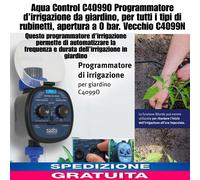 Programmatore d'irrigazione da giardino,x tutti i tipi di rubinetti Apre 0 BAR