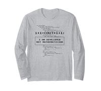 Programmatore Divertente - Sono Sviluppatore Non Matematico Maglia a Manica