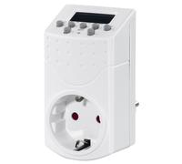 Programmatore elettrico Hama Mini Timer Settimanale Digitale Bianco