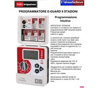 PROGRAMMATORE IRRIDEA E-GARD CENTRALINA 6 ZONE 24V