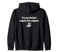 Programmatore IT Guy I'm My Family's Supporto Tecnico Non retribuito Felpa con Cappuccio