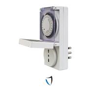 PROGRAMMATORE MECCANICO GIORNALIERO TIMER 3500W ELETTRODOMESTICI ESTERNO SPINA