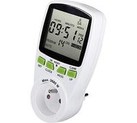 Programmatore orario per Presa elettrica Renkforce 1289404 digitale Programma settimanale 3680 W IP20 Funzione COM