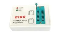 Programmatore per BIOS SPI Flash 24/25/95 Memoria, G100 USB Lettura Scrittura Dispositivo con 72MHz High-End 32-Bit Processore, Supporta Controllo Automatico Burn e Chip Erase per EEPROM