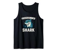 Programmatore Shark Funny Coding Humor Design Canotta