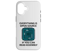 Programmatore Tutto Open Source Se Puoi Leggere Assembly Custodia per iPhone 16