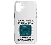 Programmatore Tutto Open Source Se Puoi Leggere Assembly Custodia per iPhone 16 Plus