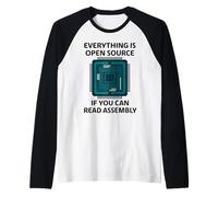 Programmatore Tutto Open Source Se Puoi Leggere Assembly Maglia con Maniche Raglan