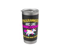 Programmatore Unicorno, Magico Unicorno Programmatori Computing Bicchiere termico in acciaio inox doppia parete