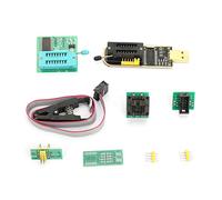Programmatore USB CH341A con adattatore for clip di test SOP8 da 1,8 V e modulo convertitore a DIP8 for la programmazione chip universale