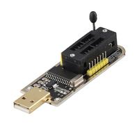Programmatore USB CH341A per microcontroller flash serie 24 25 e STC, interfaccia SPI UART con supporto porta parallela, nero