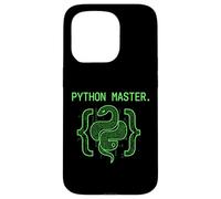 Programmatori di codifica Python Master Informatica Custodia per iPhone 15 Pro