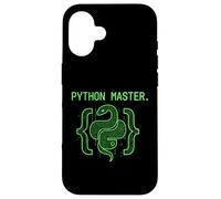 Programmatori di codifica Python Master Informatica Custodia per iPhone 16