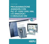 Programmazione avanzata con PLC S7-1200/1500, HMI, I/O analogici e orologio HW