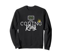 Programmazione Coding King Felpa