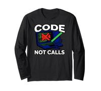 Programmer Code Not Calls Introvert Developer Maglia a Manica