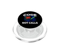 Programmer Code Not Calls Introvert Developer PopSockets PopGrip per MagSafe