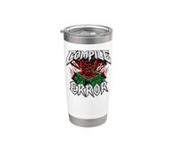 Programmer Coder Compile Error Heavy Metals Skull Bicchiere termico in acciaio inox doppia parete