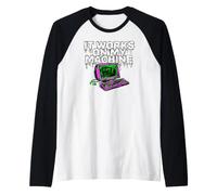 Programmer Coder It Works On My Machine Maglia con Maniche Raglan