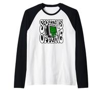Programmer Coder Sanity Is Offline Retro Tech Maglia con Maniche Raglan