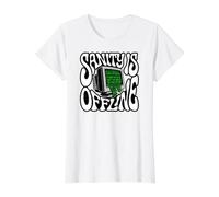 Programmer Coder Sanity Is Offline Retro Tech Maglietta con Stampa Grafica Economica, Donna, Bianco, L