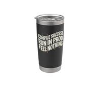 Programmer Compile Success Run In Prod Feel Nothing Bicchiere termico in acciaio inox doppia parete