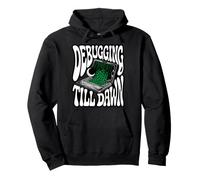 Programmer Debugging Till Dawn Late Night Coding Design Felpa con Cappuccio