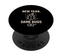 Programmer Developer Coding Humor Software Engineer New Year PopSockets PopGrip Adesivo
