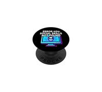 Programmer Introvert Error 404 Social Skills Not Found PopSockets PopGrip Adesivo