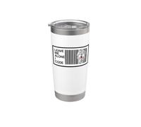 Programmer Leave Me Alone I Code Circuit Skull Bicchiere termico in acciaio inox doppia parete