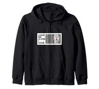 Programmer Leave Me Alone I Code Circuit Skull Felpa con Cappuccio