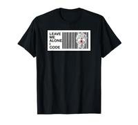 Programmer Leave Me Alone I Code Circuit Skull Maglietta